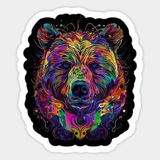 Grizzly Bear Photography Sticker